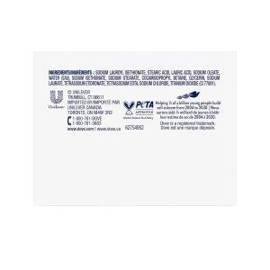 Dove Sensitive Skin Beauty Bar Soap, Unscented, 4 Oz