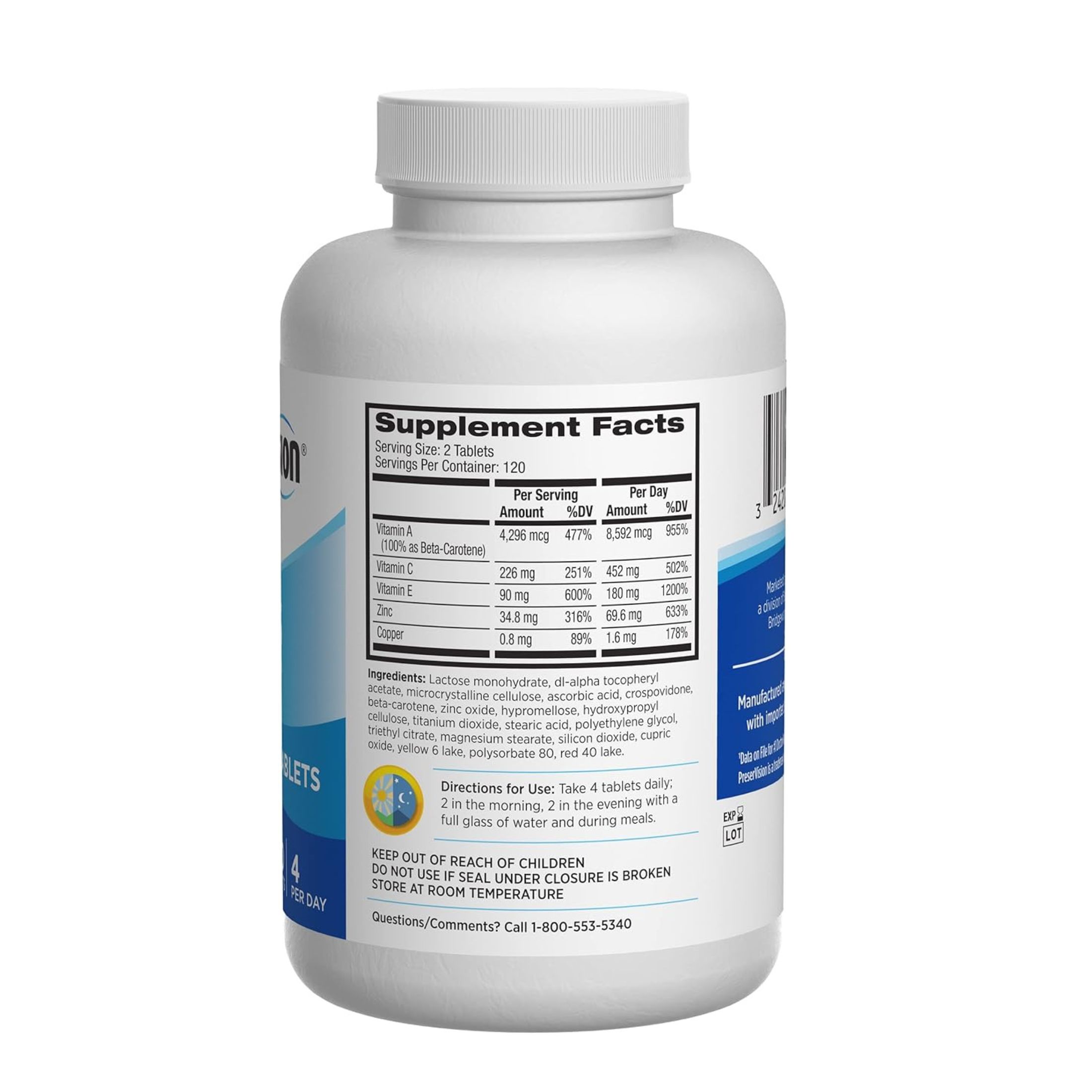 PreserVision Eye Vitamin & Mineral Supplement, Tablets