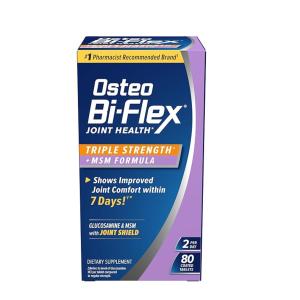 Osteo Bi-Flex Triple Strength & Vitamin D Joint Health Tablets - 80ct