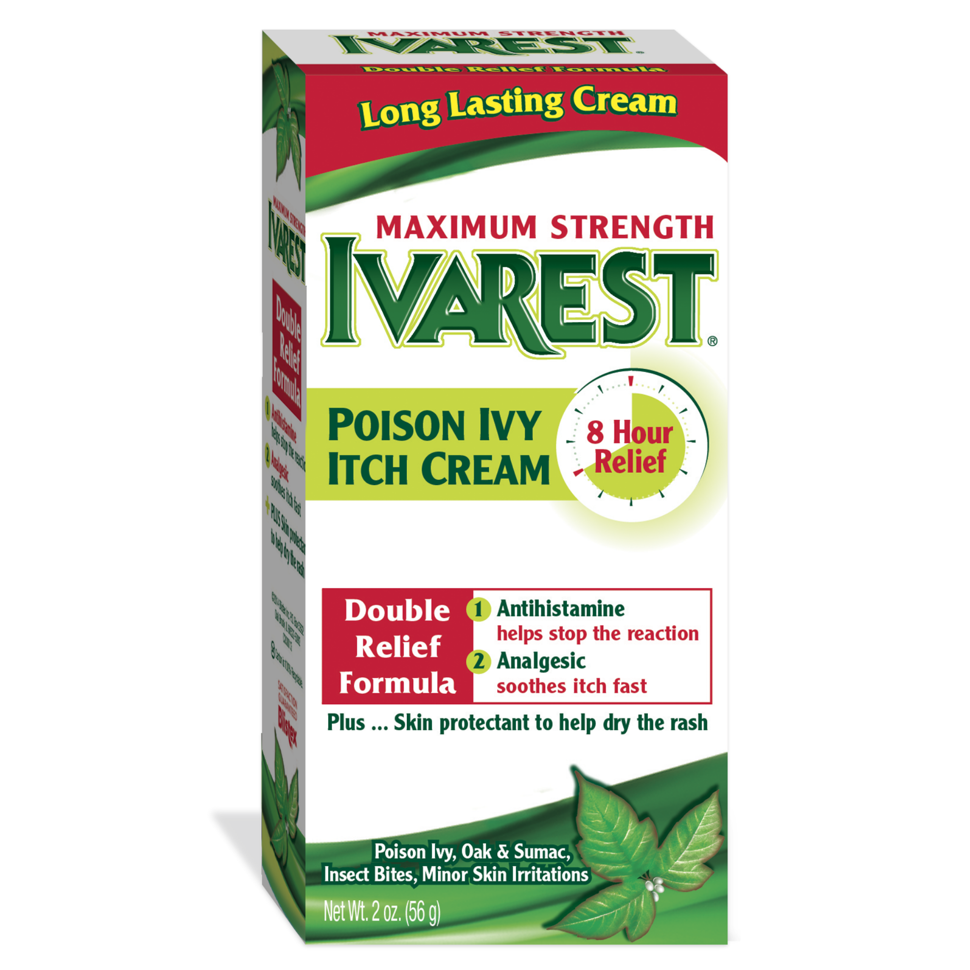 Ivarest Poison Ivy Itch Relief Cream Maximum Strength 2 Oz