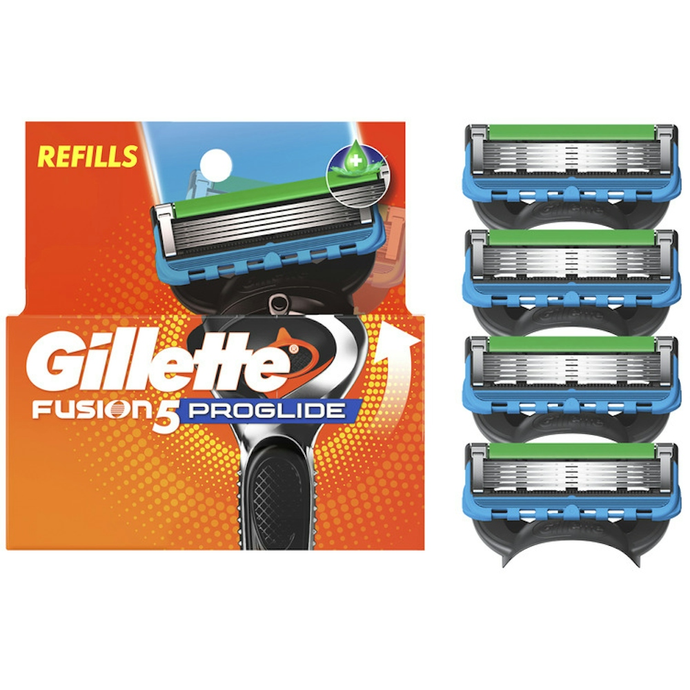 Gillette Fusion5 Pro Glide Razor Blades For Men, 4 Blade Refills