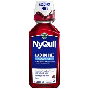 Vicks NyQuil Nighttime Relief Cold & Flu 12 Fl Oz