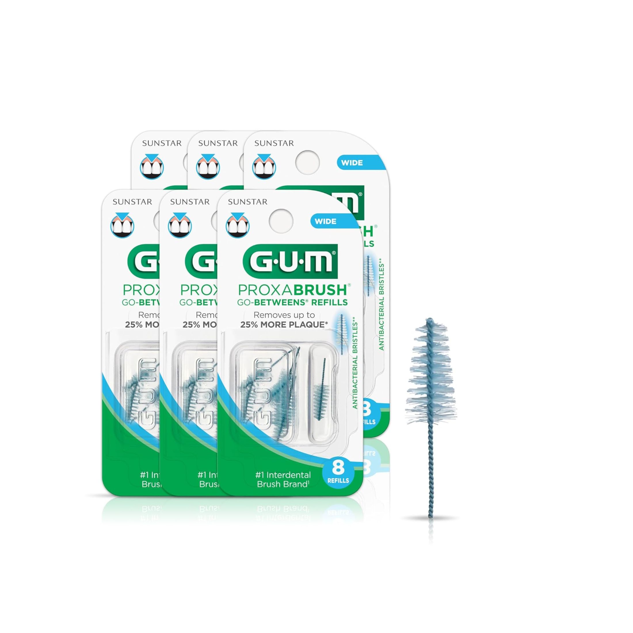 GUM Proxabrush Wide Go-Betweens Refills