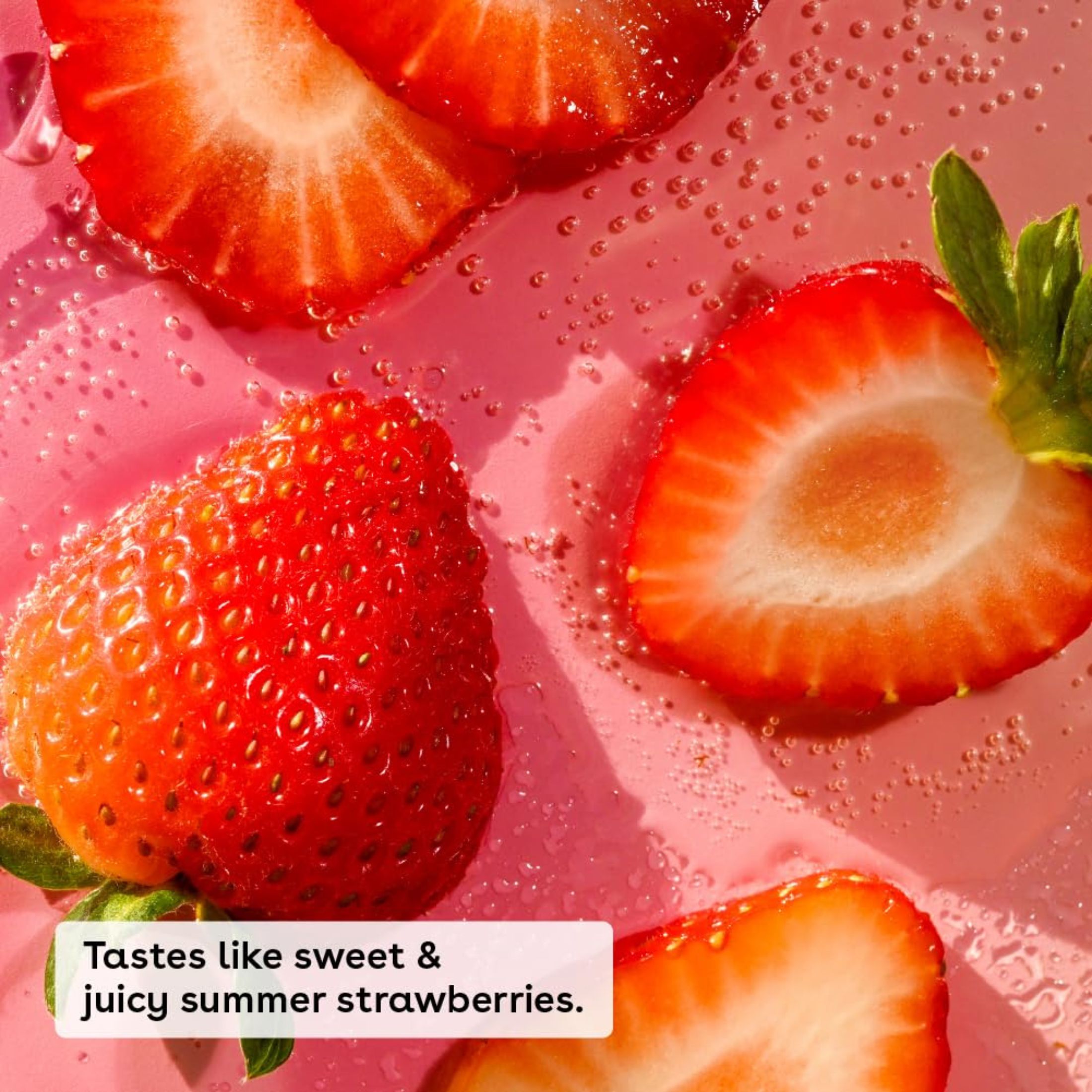 EOS Lip Balm Strawberry Sorbet Organic Sphere .25oz