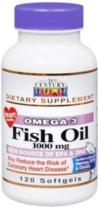 21st Century Leo De Peixe 1000 Mg 120 C�psulas