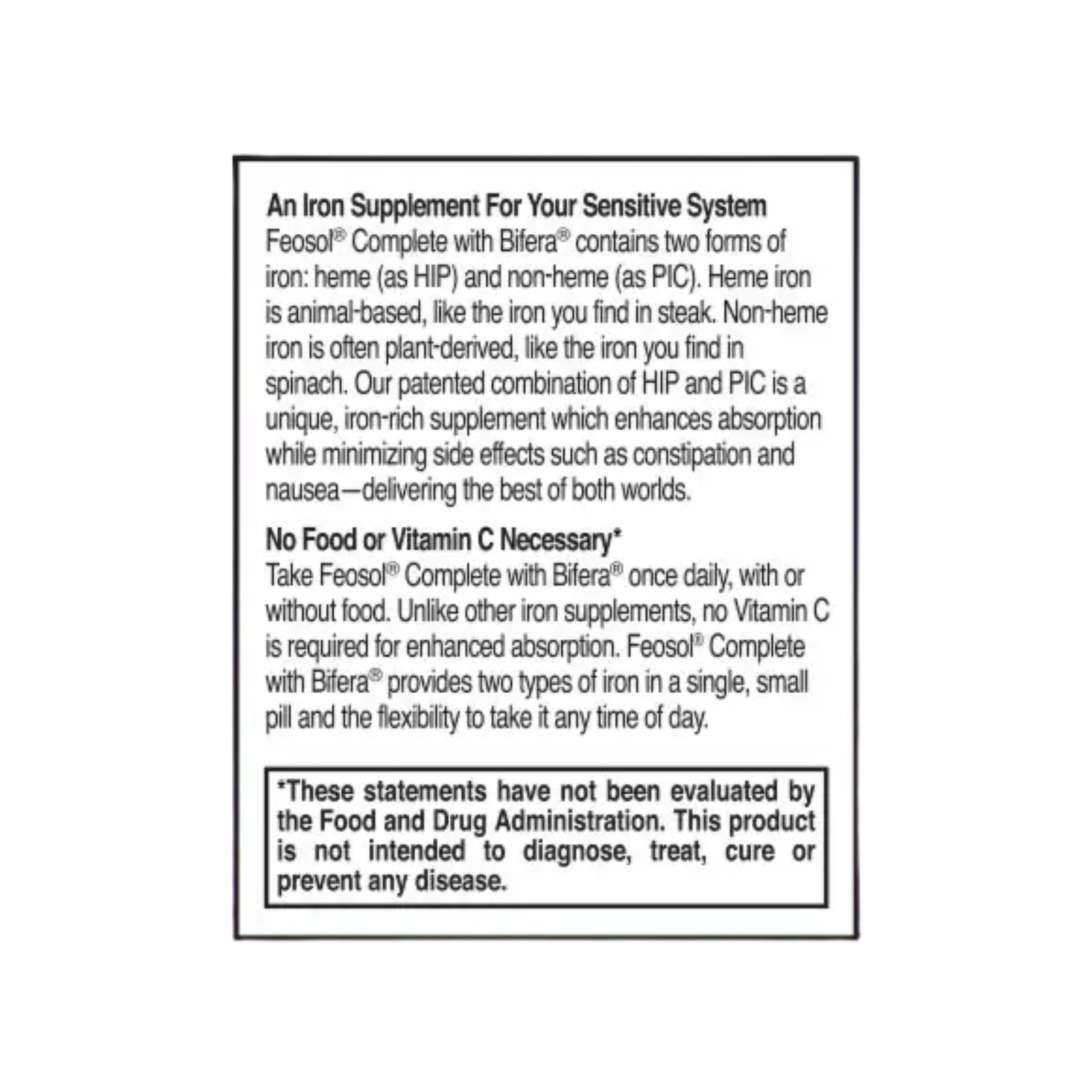 Feosol Complete Iron Supplement Caplets