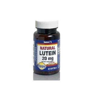 Basic Vitamins Natural Lutein 20 Mg