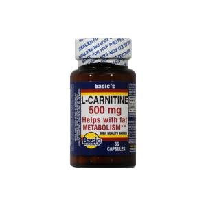 Basic Vitamins L-carnitine 500mg Capsules