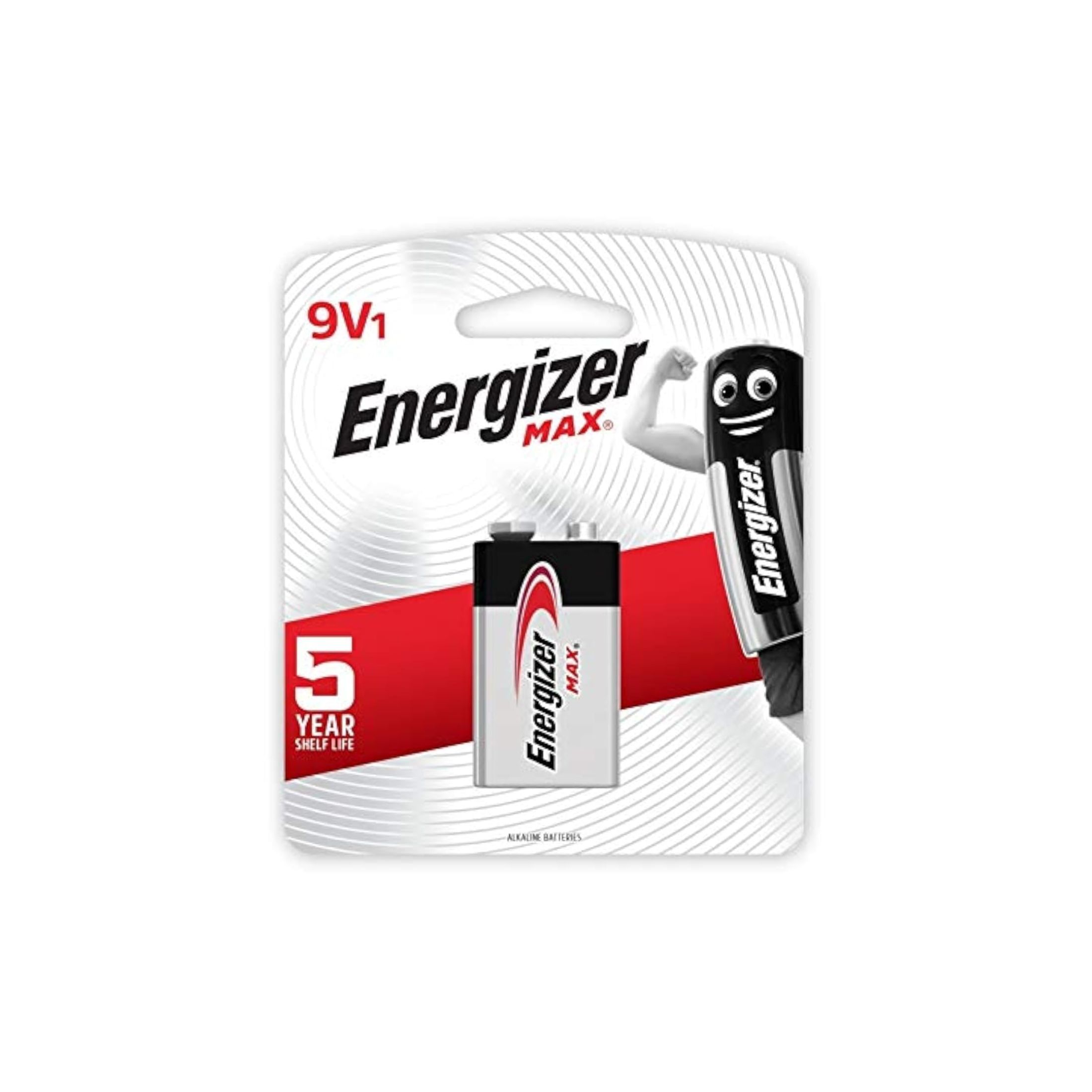 Energizer Max 9V Alkaline Battery