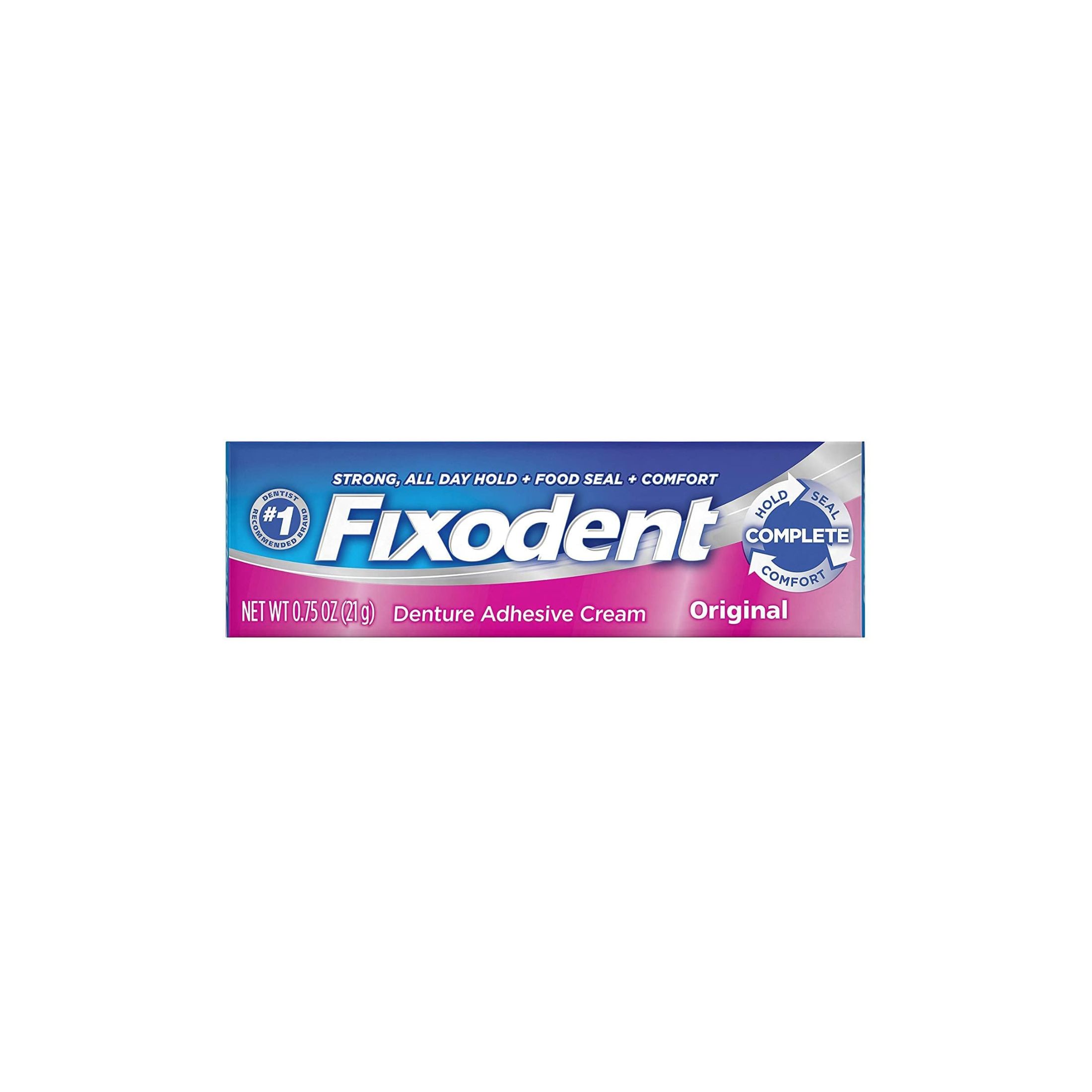 Fixodent Complete Original Denture Adhesive Cream, 0.75 Oz