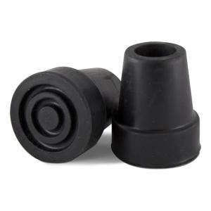Essential Medical Supply T10034bl Cane Tips, Black, 3/4 Inch