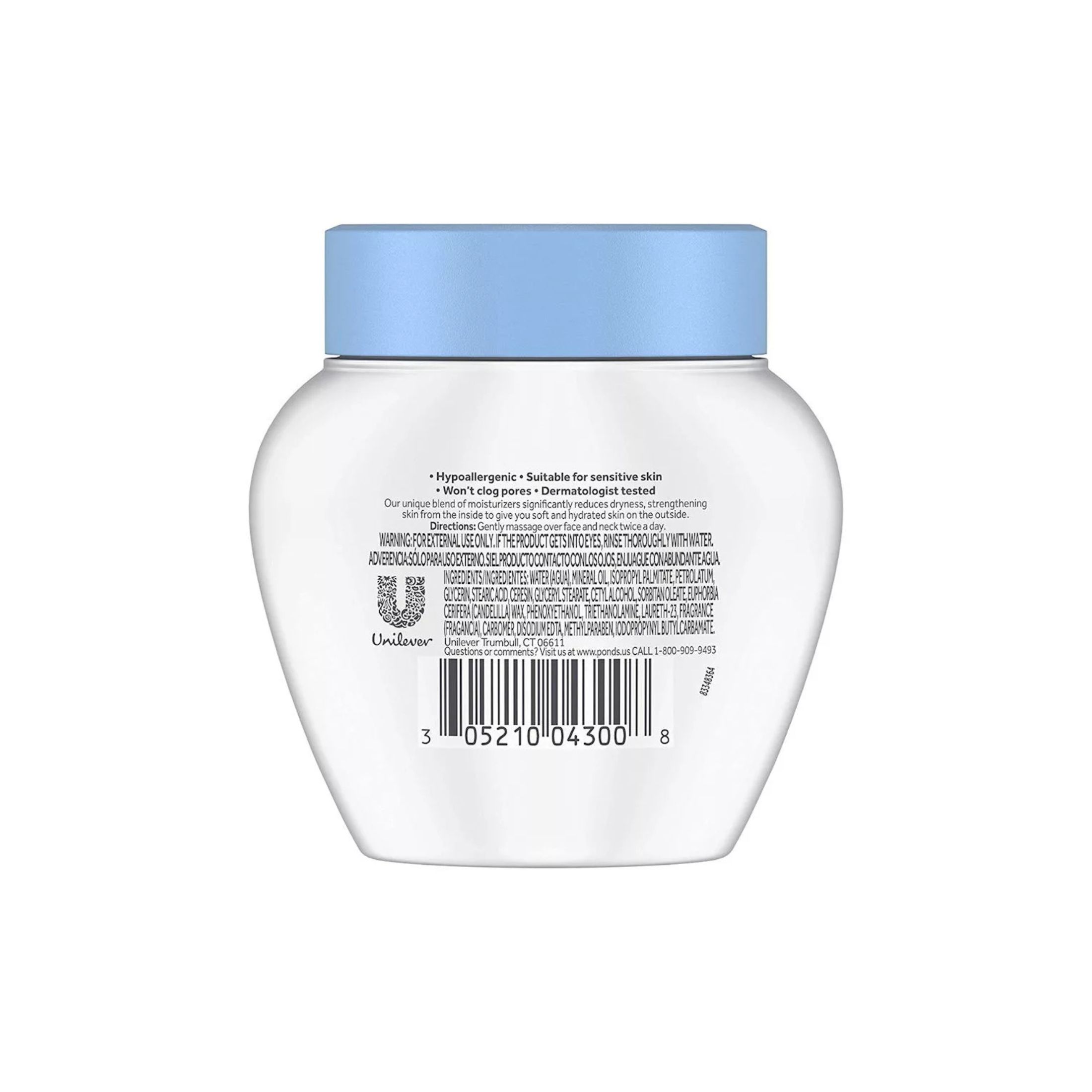 Pond's Dry Skin Cream Facial Moisturizer 6.5oz