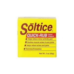 Soltice Quick Rub Topical Analgesic - 3 Oz