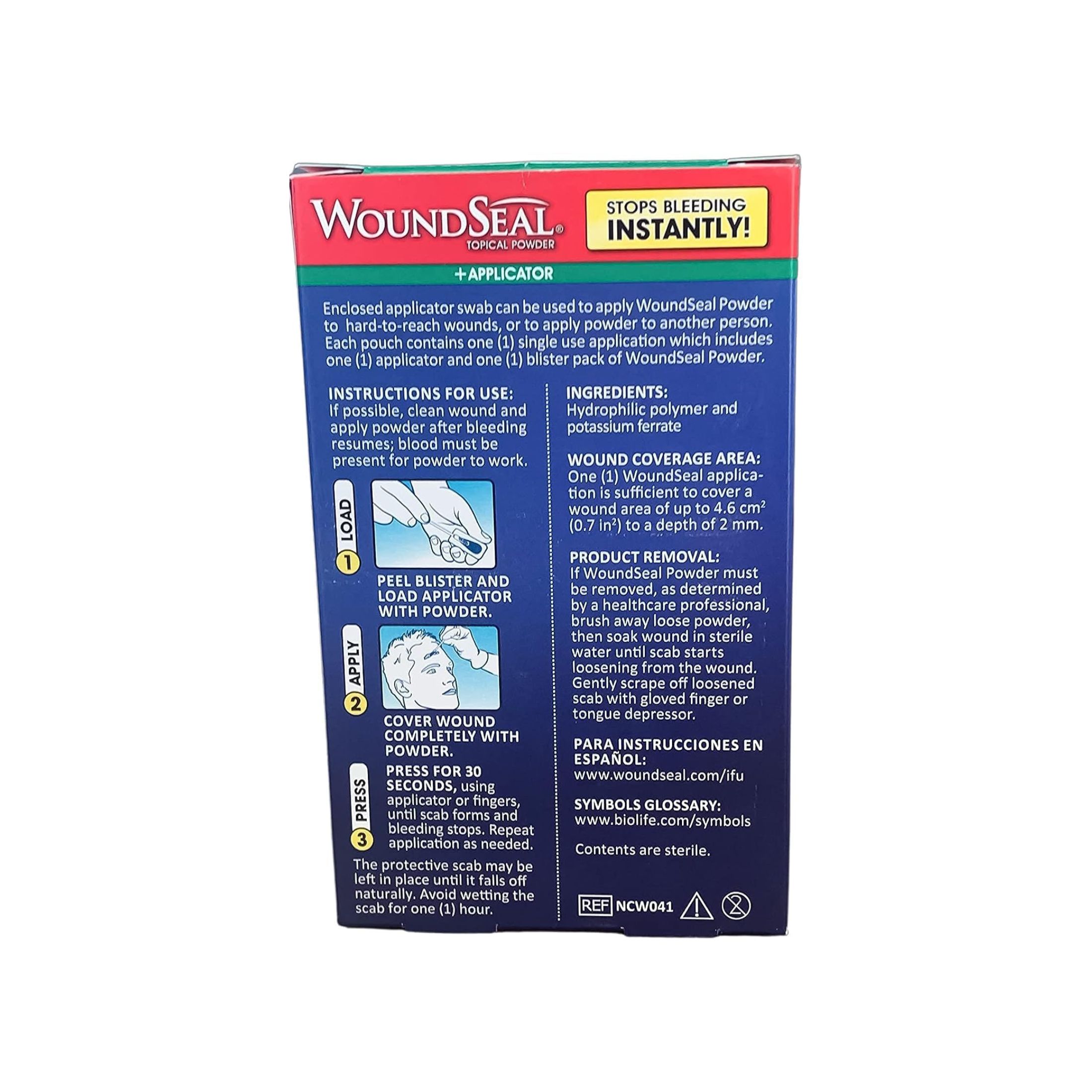 Wound Seal Powder + Applicator, 4 Single Use Applications