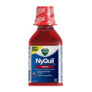 Vicks Nyquil Cough Suppressant, Soothing Cherry