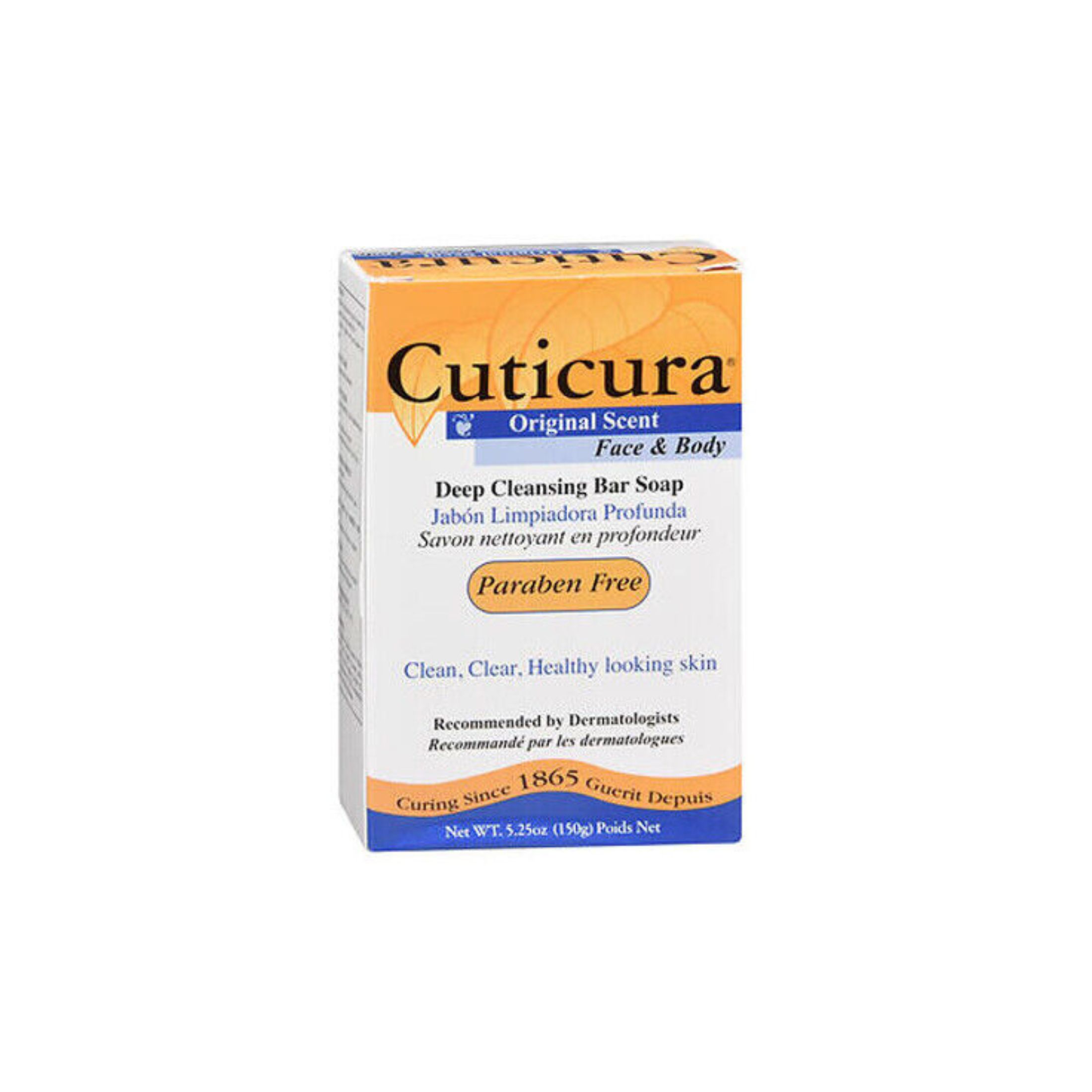 Cuticura Deep Cleansing Soap Original Formula 5.25 Ounce Bar