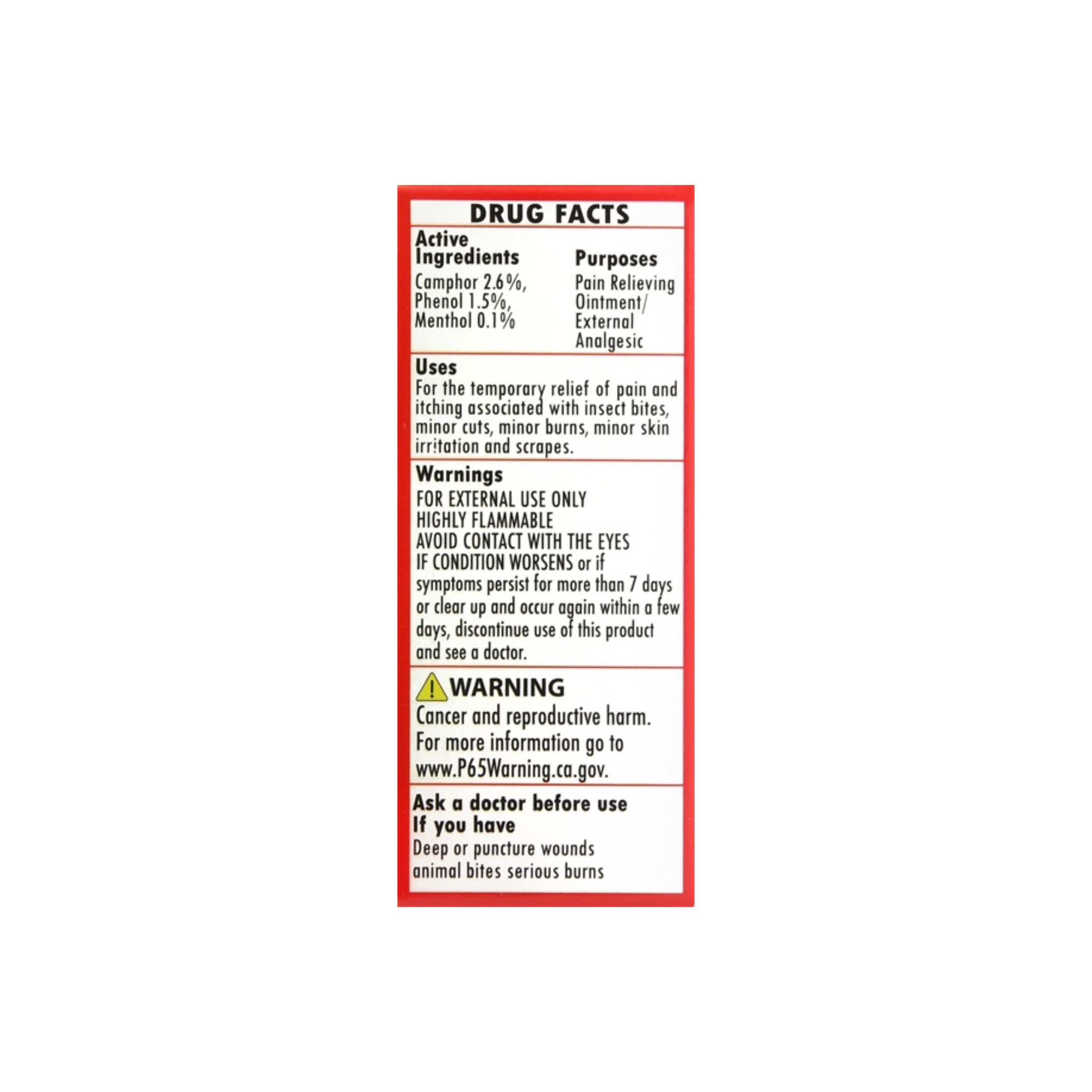 Chigarid External Analgesic 0.5oz