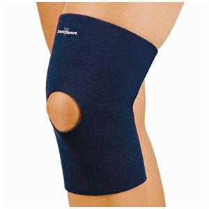 FLA Orthopedics Safe-T-Sport Open Patella Neoprene Knee Sleeve - Navy Small - 1EA
