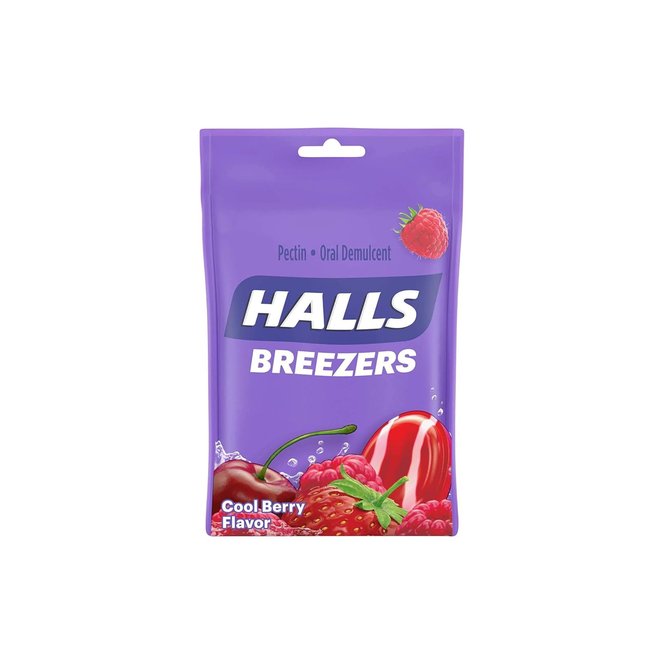 Halls Drops, Creamy Strawberry Flavor, Throat Soothing