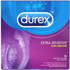 Durex Extra Sensitive Ultra Thin Premium Lubricated Latex Condoms
