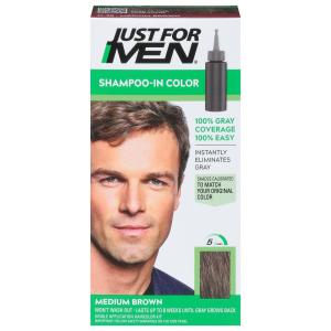 Just For Men Original Formula Hair Color Kit, Medium Brown H-35