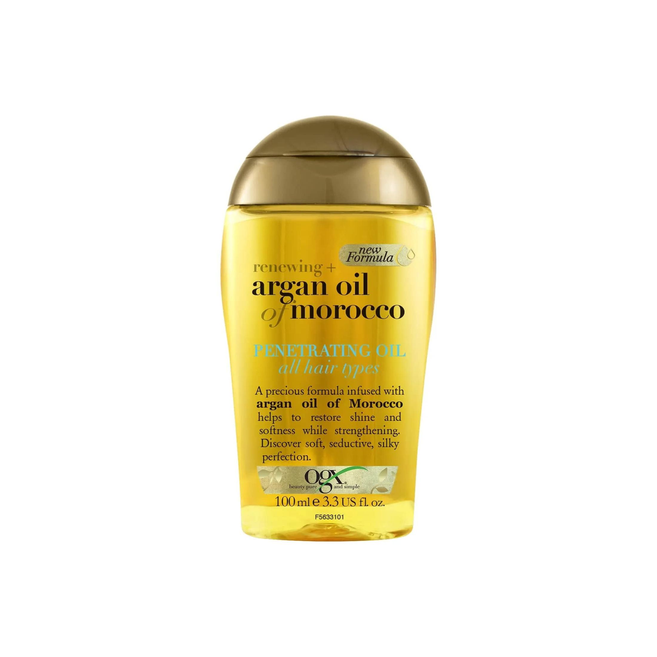 OGX Organix Penetrating Oil For All Hair Types Renewing, Moroccan Argan Oil, 3.3 Oz