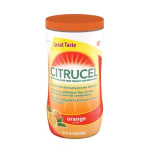 Citrucel Sugar Free Methylcellulose Fiber Therapy Powder For Regularity Orange