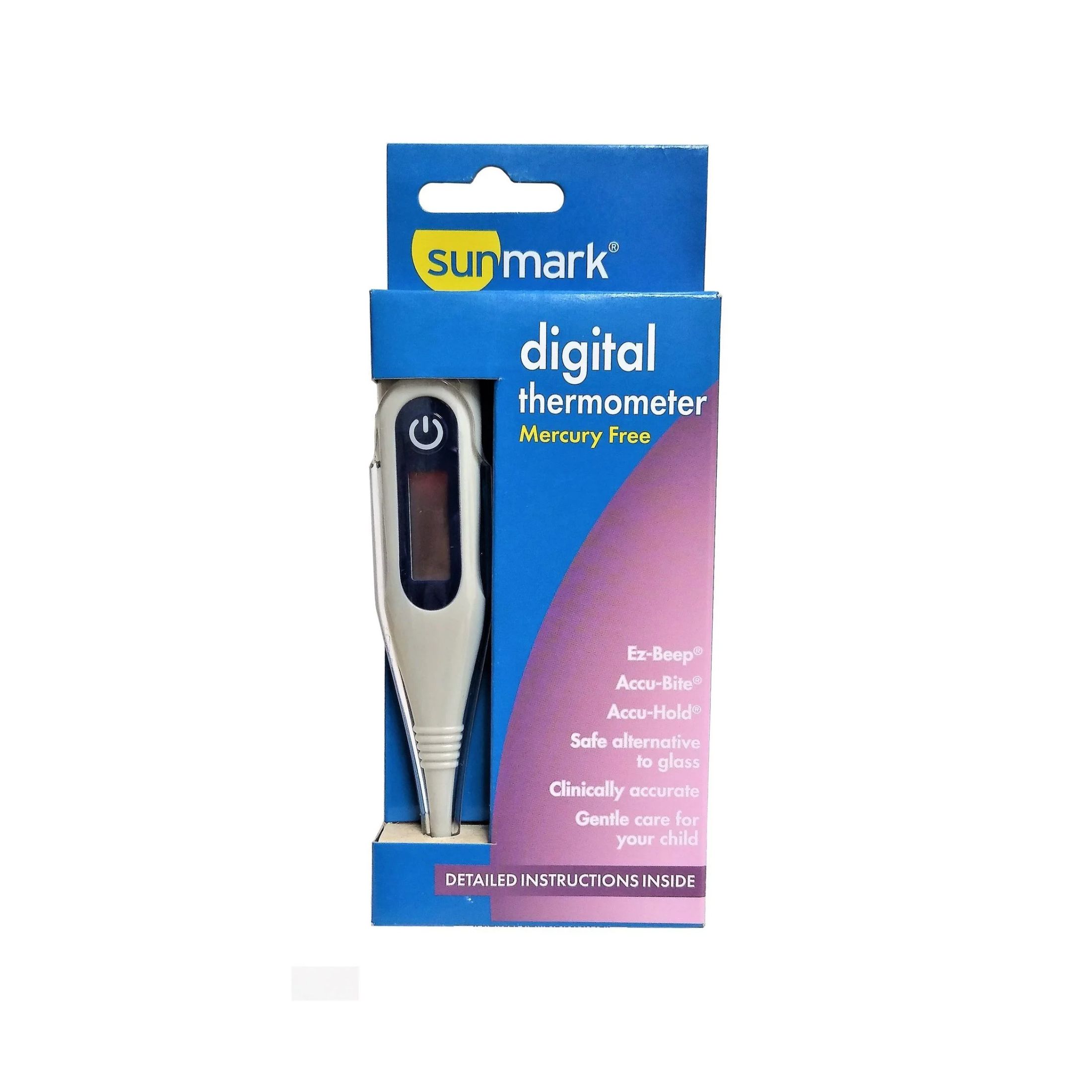 Sunmark Digital Thermometer, Mercury Free