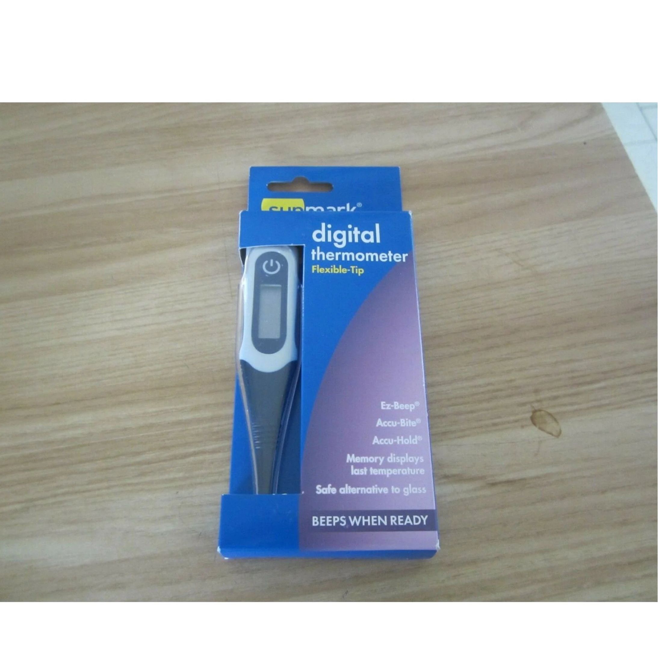 Sunmark Digital Thermometer, Mercury Free