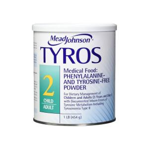 Mead Johnson Nutrition Medical Food Powder Tyros 2 Unflavored 1 Lb