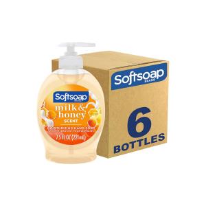 Softsoap Liquid Hand Soap Pump - Milk & Golden Honey, 7.5 Fl Oz