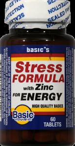 Basic Vitamins Stress Formula With Zinc - 60 Tabs