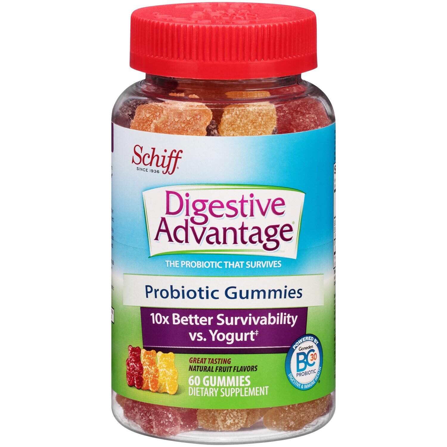 Digestive Advantage Probiotic Gummies - Fruit Flavors
