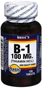 Basic Vitamins Vitamin B-1 100mg - 100 Tabs