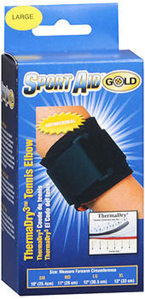 Sport Aid Gold ThermaDry3 Tennis Elbow Sleeve Large - 1 Ea