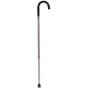 Carex Black / Pewter Adjustable Round Walking Cane