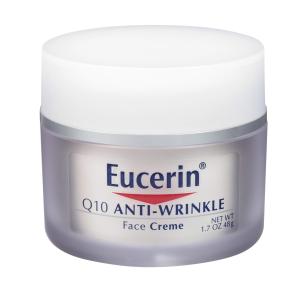 Eucerin Q10 Anti-Wrinkle Sensitive Skin Unscented Face Cream - 1.7oz