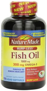 Nature Made Fish Oil 1000 Mg Dietary Supplement Liquid Softgels