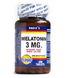 Basic Vitamins Melatonin 3 Mg Tabs