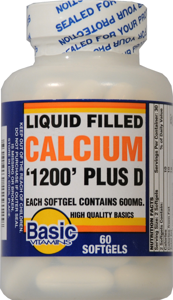 Basic Liquid Filled Calcium Plus Vitamin D Softgels