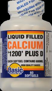 Basic Liquid Filled Calcium Plus Vitamin D Softgels