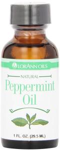 LorAnn Oils Peppermint Oil SS Natural Flavor 1 Ounce Bottle