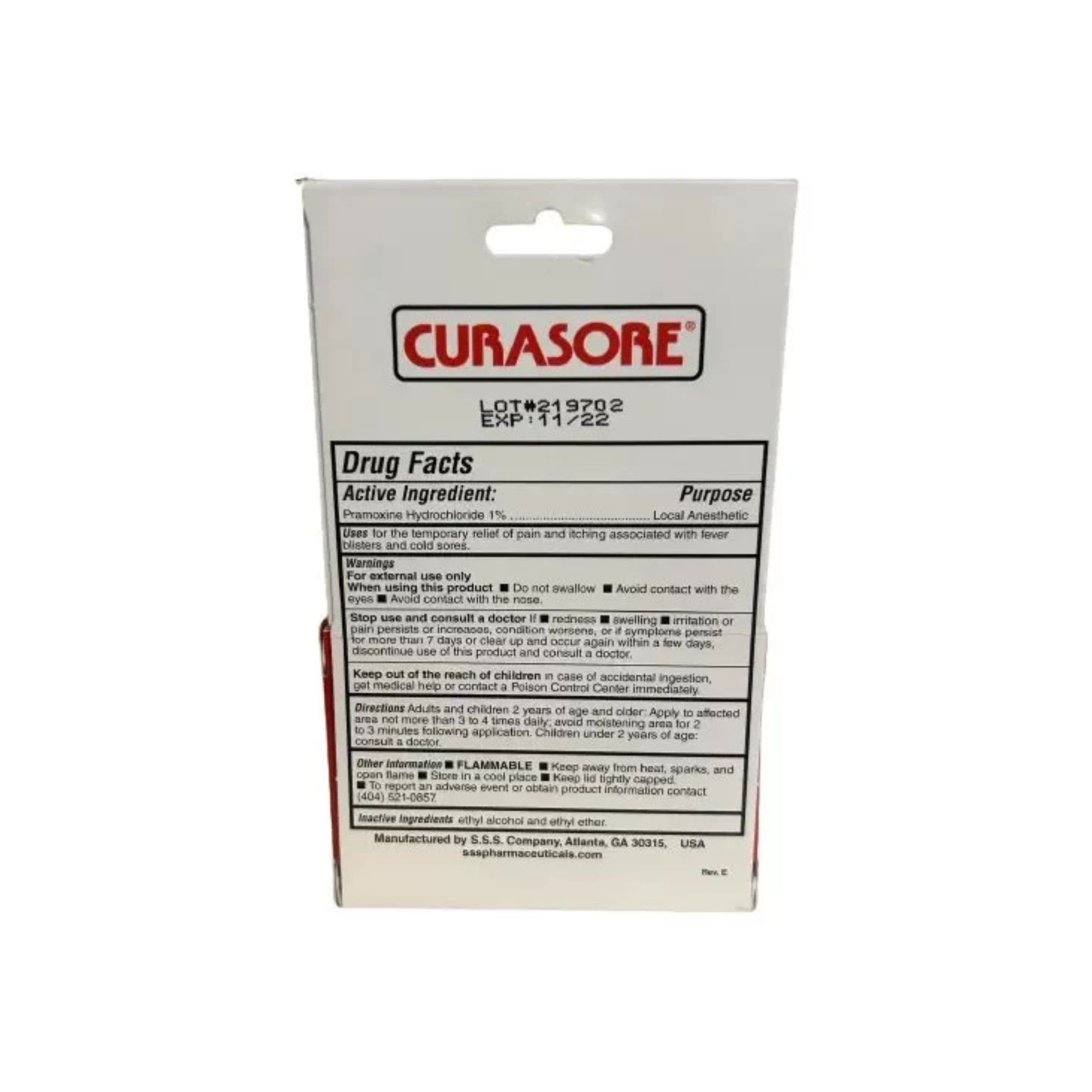 Curasore Analgesic Cotton Applicators 0.5 Oz