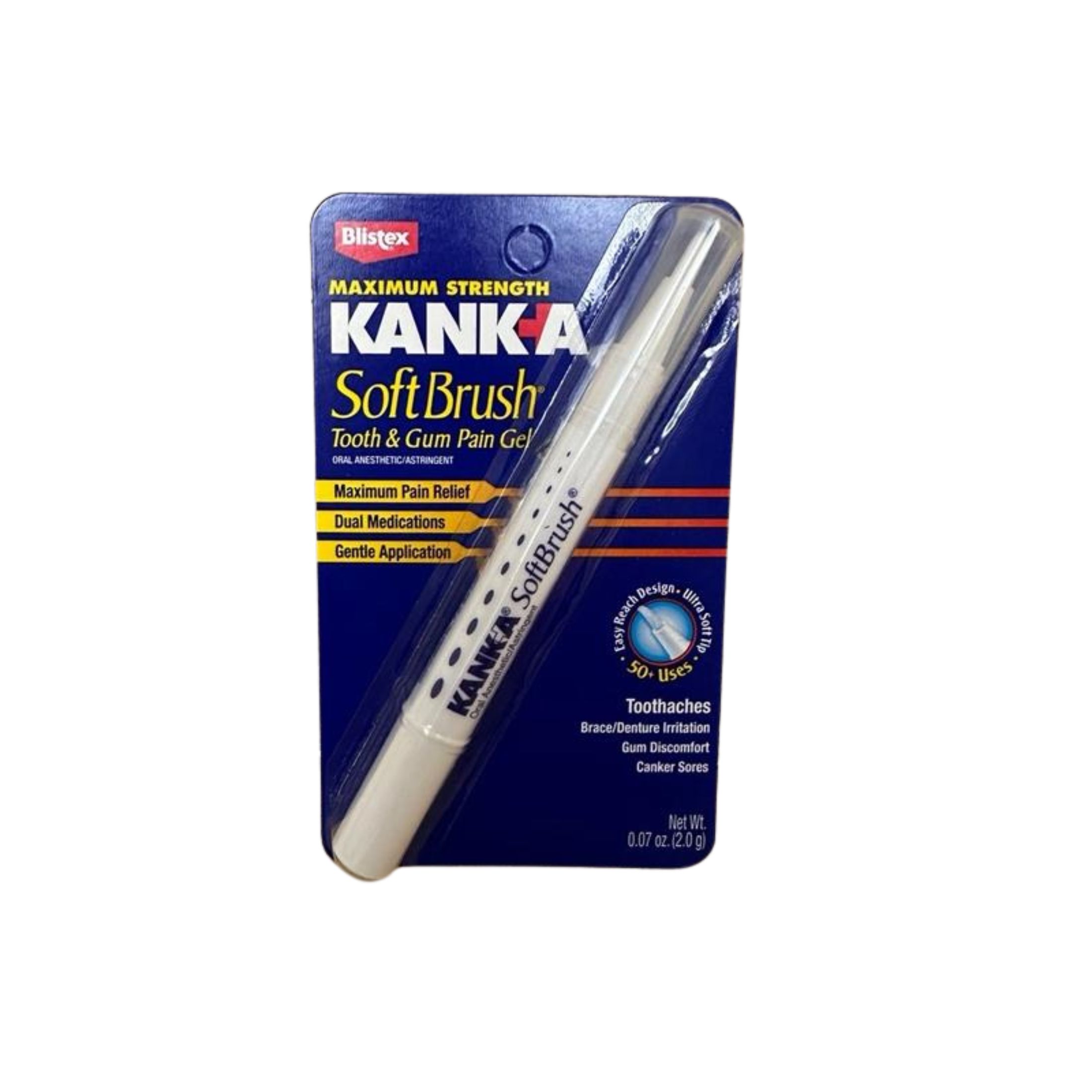 Kanka Maximum Strength Soft Brush Tooth And Gum Pain Gel, 0.07 Oz