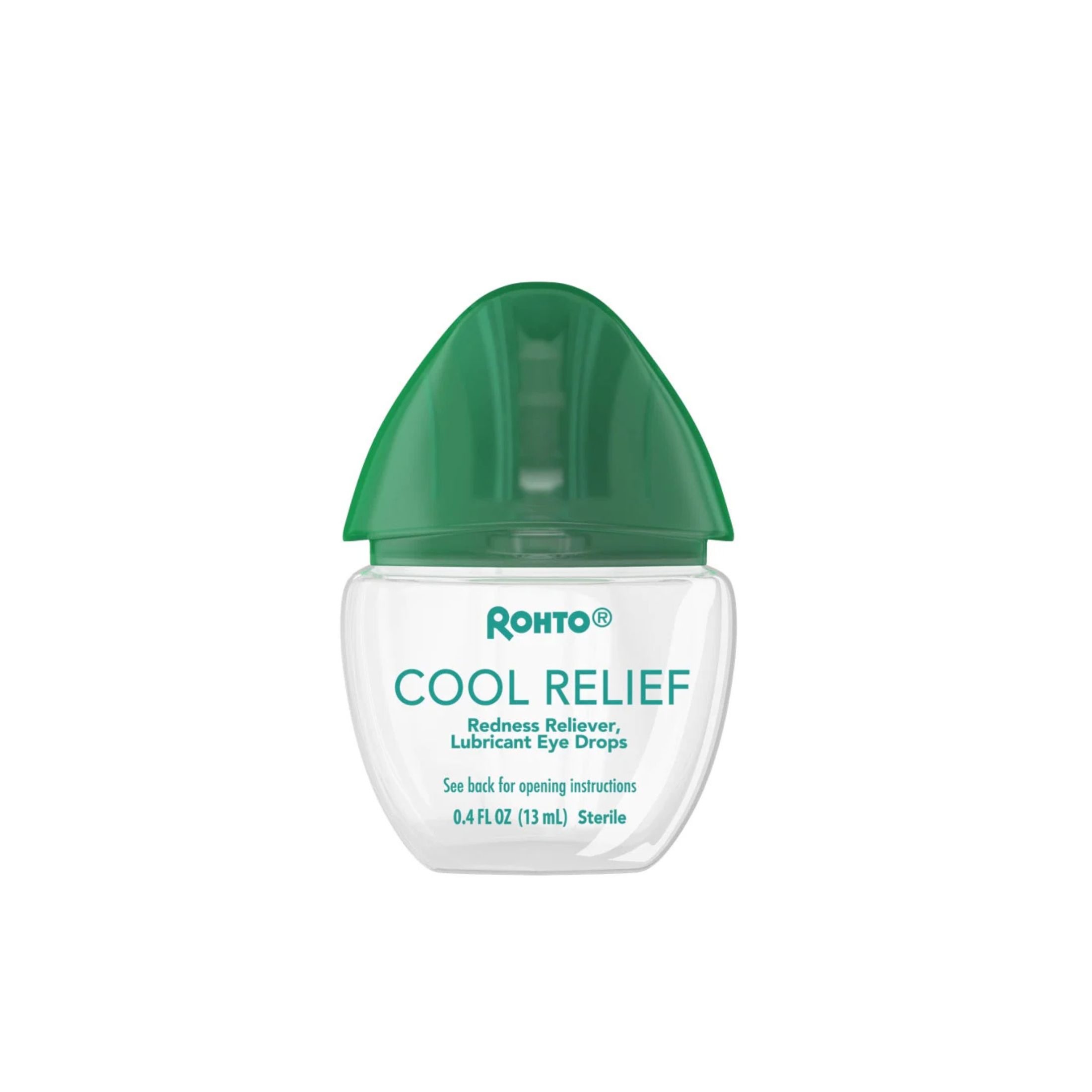 Rohto Cool Redness Relief Cooling Eye Drops - 0.4 Fl Oz Bottle