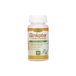 Body Gold Ginkoba Memory Brain Formula All Natural 90 Tablets