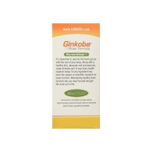 Body Gold Ginkoba Memory Brain Formula All Natural 90 Tablets