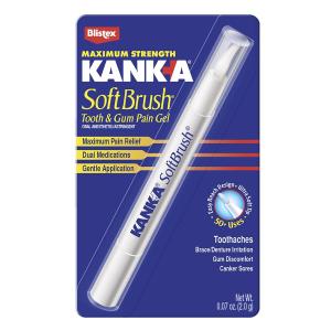 Kanka Soft Brush, Pain Gel, Tooth & Gum, Maximum Strength, 0.07 Oz