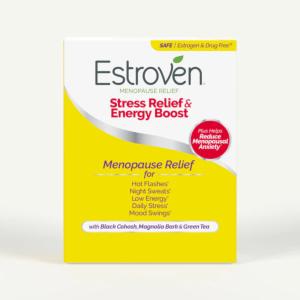 Estroven Menopause Relief + Stress, Maximum Strength, Caplets