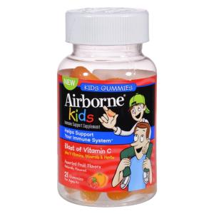 Airborne Kids Assorted Fruit Flavors Immune Support 21 Gummies